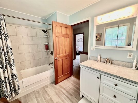 Bathroom, Interior, Wood Texture Flooring