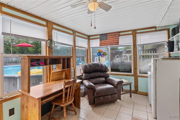 Home Office, Interior, Sun Room, Water