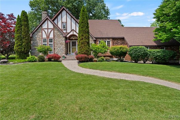Exterior, Facade, Brick Facade, Tudor Revival