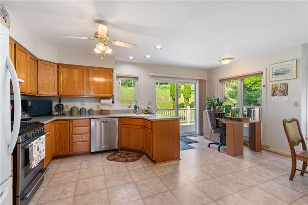 Interior, Kitchen, Recessed Lighting, Stainless Steel Appliances