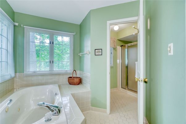 Bathroom, Glass Shower, Interior, Tile Countertops