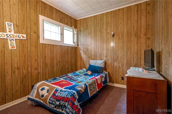Bedroom, Interior, Wooden Walls