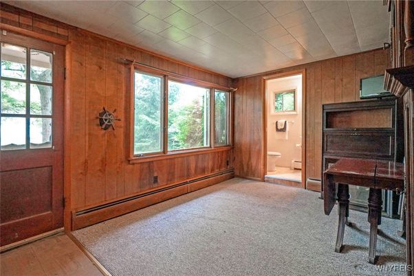 Empty room, Interior, Wooden Walls