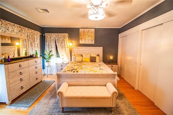 Bedroom, Interior, Wood Texture Flooring