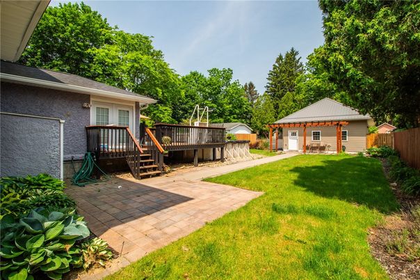 Backyard, Detached Garage, Exterior