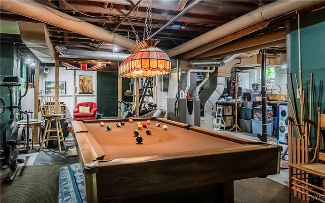 Billiard Table, Fitness Equipment, Game Room, Interior