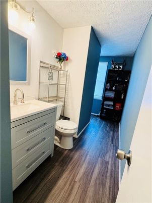 Bathroom, Interior, Wood Texture Flooring
