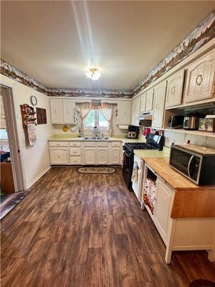 Interior, Kitchen, Wood Texture Flooring