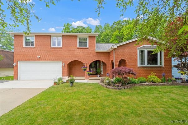 Attached, Exterior, Facade, Brick Facade, Brick Traditional