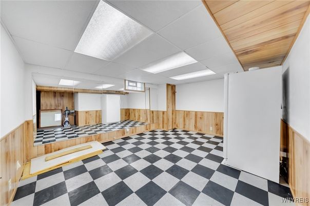 Interior, Recessed Lighting, Wooden Walls