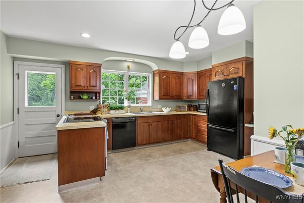 Interior, Kitchen, Pendant Lights, Recessed Lighting