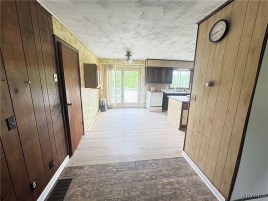 Interior, Kitchen, Wood Texture Flooring