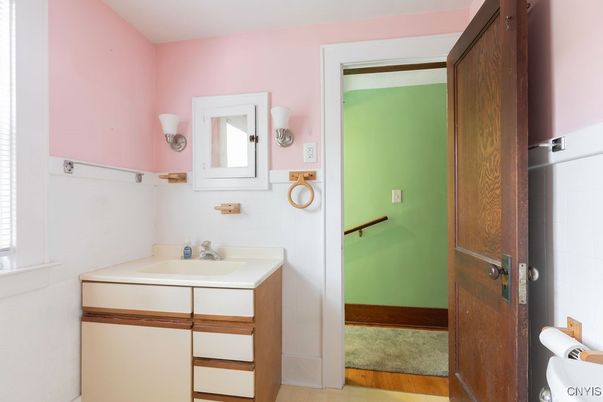 Bathroom, Interior, Wood Texture Flooring