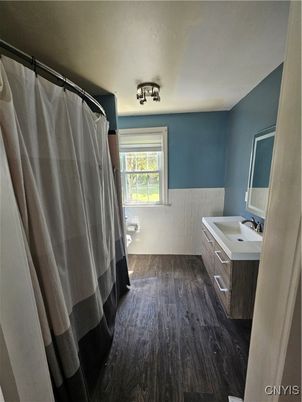 Bathroom, Interior, Wood Texture Flooring