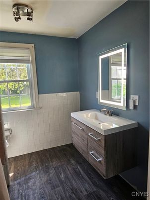 Bathroom, Interior, Wood Texture Flooring