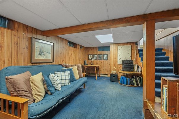 Interior, Living room, Wooden Walls