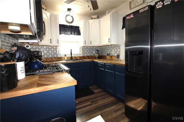 Interior, Kitchen, Wood Texture Flooring