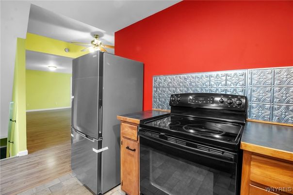 Interior, Kitchen, Wood Texture Flooring