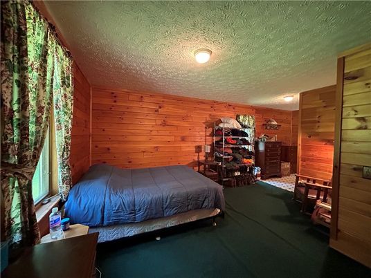 Bedroom, Interior, Wooden Walls