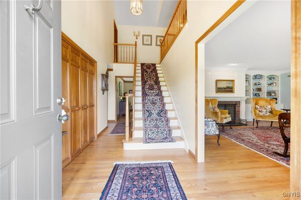 Fireplace, Interior, Wood Texture Flooring