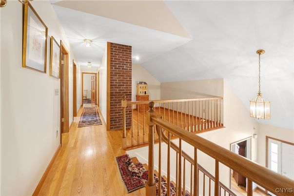 Interior, Pendant Lights, Recessed Lighting, Stone Walls, Wood Texture Flooring