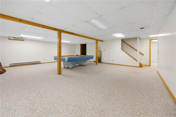 Empty room, Game Room, Interior, Recessed Lighting