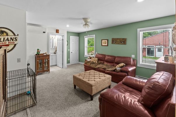 Interior, Living room, Recessed Lighting