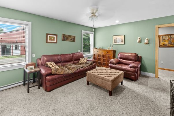 Interior, Living room, Recessed Lighting