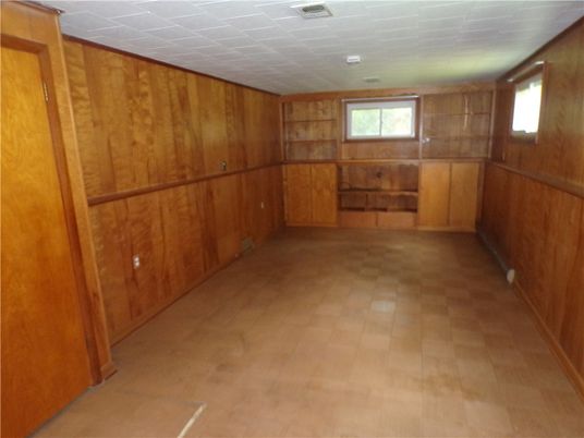 Empty room, Interior, Wood Texture Flooring, Wooden Walls
