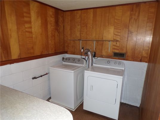 Interior, Washer, Wooden Walls