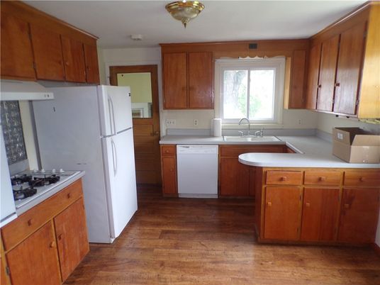 Interior, Kitchen, Wood Texture Flooring