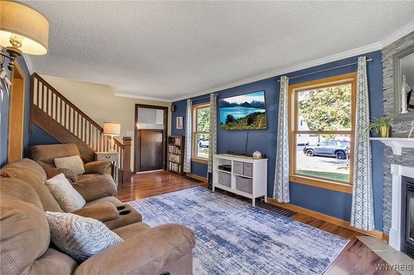 Fireplace, Interior, Living room, Wood Texture Flooring