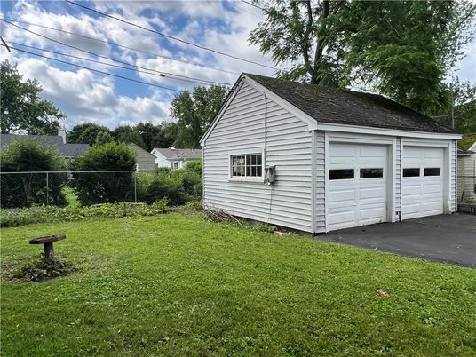 Backyard, Detached Garage, Exterior