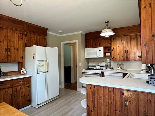 Interior, Kitchen, Wood Texture Flooring
