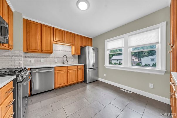 Interior, Kitchen, Recessed Lighting, Stainless Steel Appliances