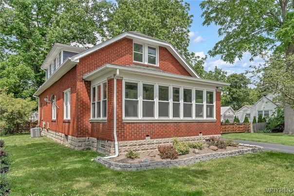 Exterior, Facade, Brick Facade, Cape Cod
