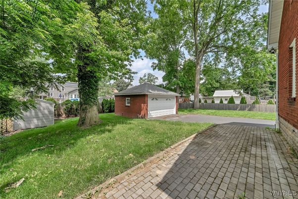 Backyard, Detached Garage, Exterior