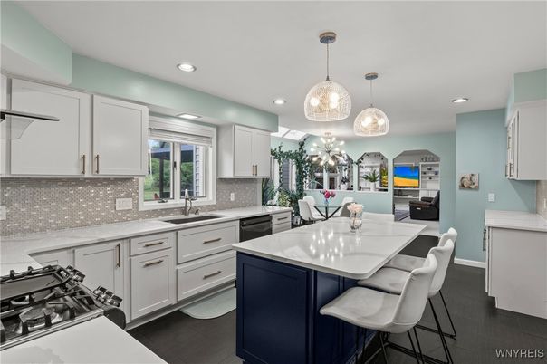 Interior, Kitchen, Pendant Lights, Recessed Lighting
