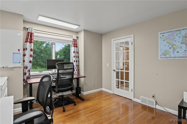 Home Office, Interior, Wood Texture Flooring