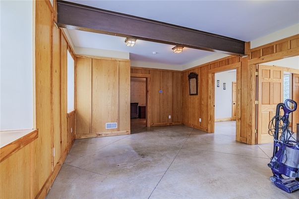 Empty room, Interior, Wooden Walls