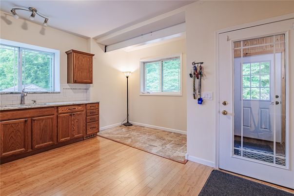 Interior, Kitchen, Wood Texture Flooring