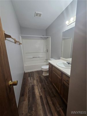 Bathroom, Interior, Wood Texture Flooring