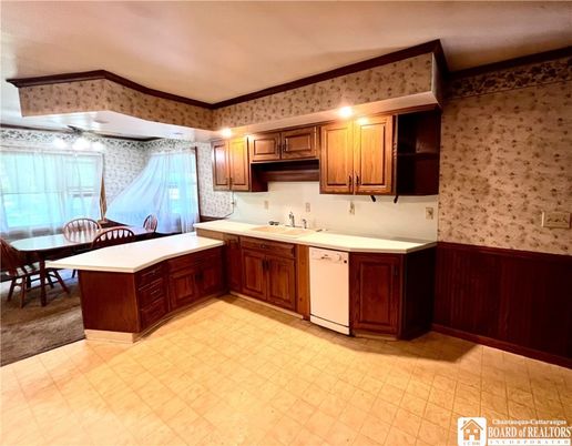Dining room, Interior, Kitchen