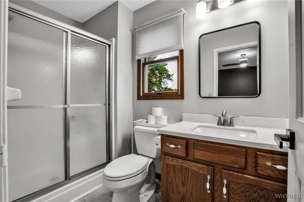 Bathroom, Glass Shower, Interior
