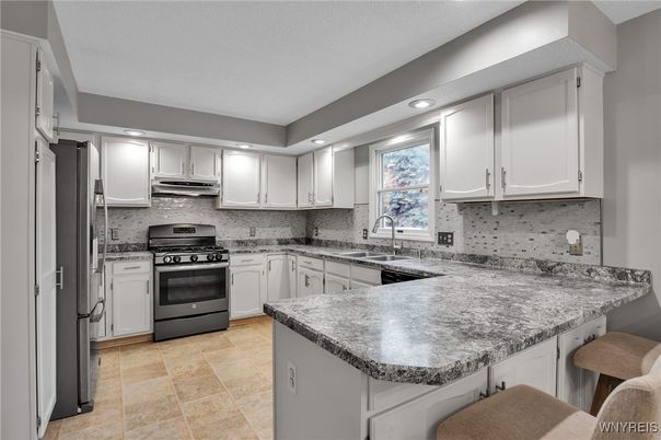 Interior, Kitchen, Recessed Lighting, Stainless Steel Appliances