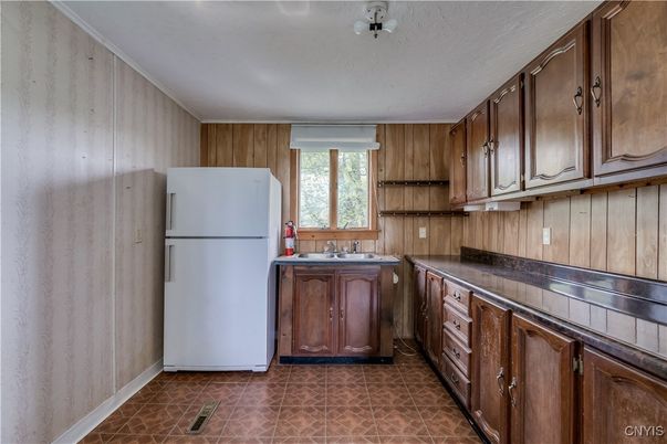Interior, Kitchen, Wooden Walls