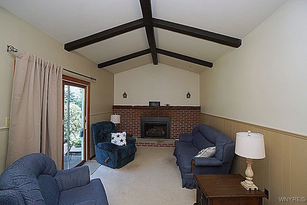Fireplace, Interior, Living room, Wooden Beams