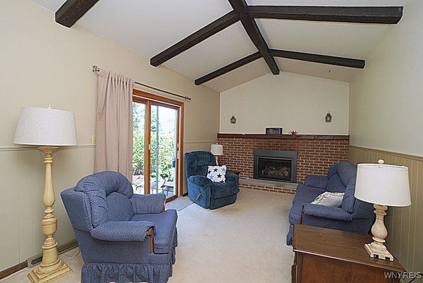 Fireplace, Interior, Living room, Wooden Beams