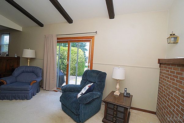 Interior, Stone Walls, Wooden Beams