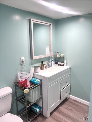 Bathroom, Interior, Wood Texture Flooring